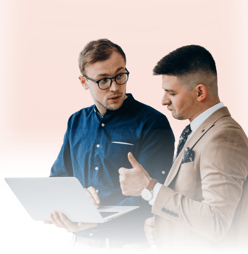 Un mentor accompagnant un porteur de projet